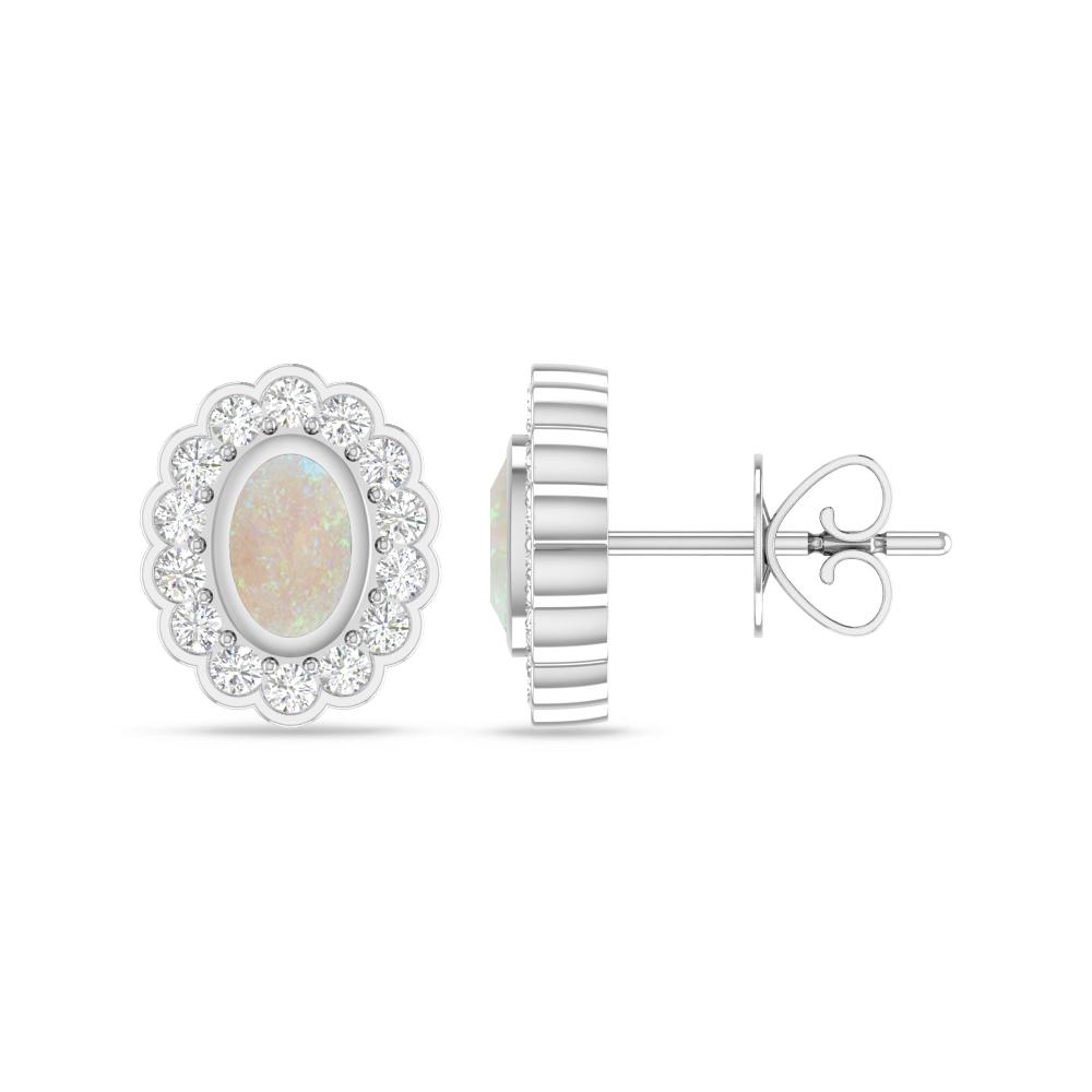 White Gold - Opal